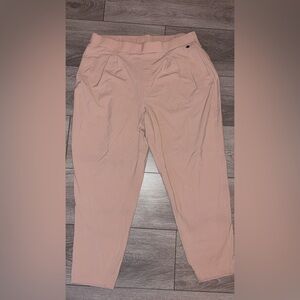 Calia Journey Collection Neutral Tan Elastic Waist Size XL Pants Inseam 26 In